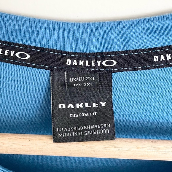 Oakley Star Print California Blue T Shirt Men’s size 2XL - Picture 8 of 9